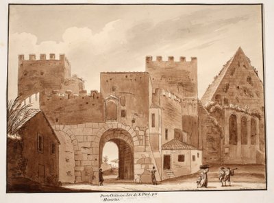 The Porta Ostiensis or San Paolo, Built by Honorius by Agostino Tofanelli