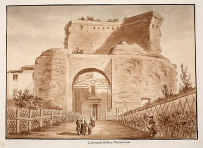 Tomb of Saint Helena, Via Labicana by Agostino Tofanelli