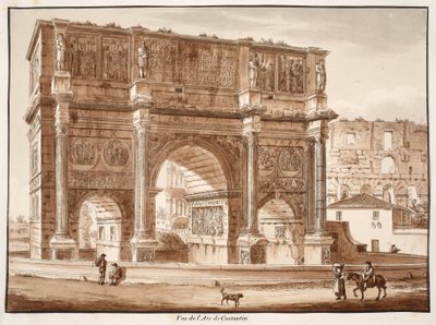 View of the Arch of Constantine by Agostino Tofanelli
