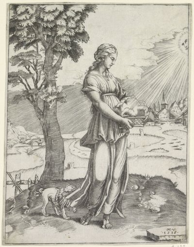 Sibyl of Cumae by Agostino Veneziano