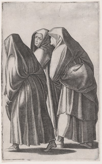 The Three Holy Women Going to the Sepulchre by Agostino Veneziano