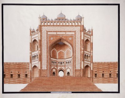 The Gateway at Futtypore, Sicri, c. 1815 by Agra School