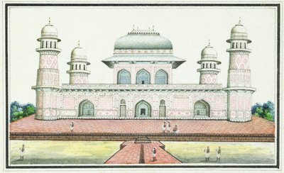 The Tomb of Itimad-Ud-Daula, near Agra, c.1830s by Agra School