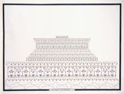 The Tomb of the Emperor, c. 1815 by Agra School