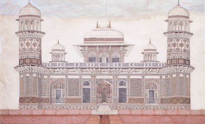 The Tomb of the Itmad-ud-daula by Agra School