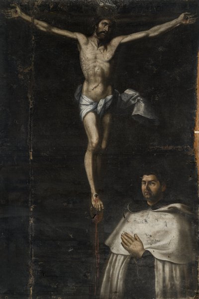 Crucified with Saint John of the Cross by Agustín del Castillo