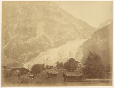 Lower Glacier of Grindelwald and Route of the Boenisseg on the Mettenberg by Aimé Civiale
