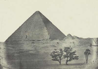 Pyramid of Cheops, Middle Egypt, 1849-51, printed 1852 by Aimé Rochas
