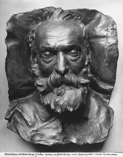 Death Mask of Victor Hugo by Aime Jules Dalou