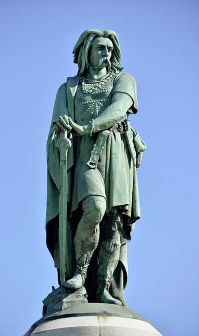 Colossal statue of Vercingetorix by Aime Millet
