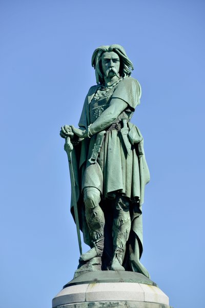 Colossal Statue of Vercingetorix (72-46 BC) by Aime Millet