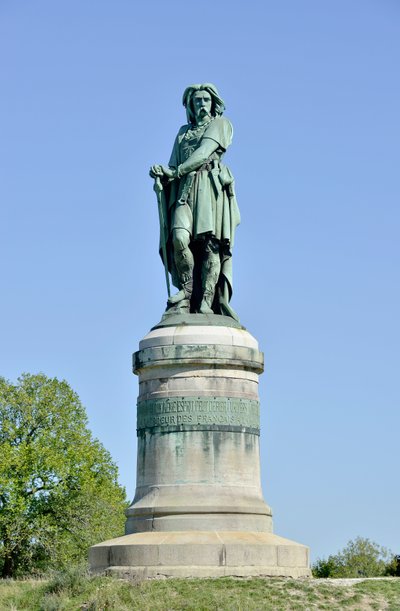 Colossal statue of Vercingetorix, Gallic leader by Aime Millet