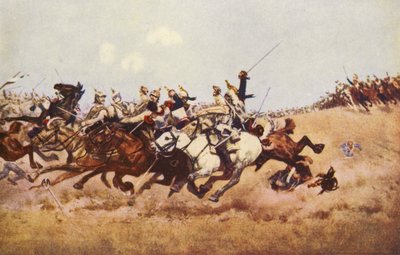 The Charge of Cuirassiers at Rezonville by Aime Nicolas (after) Morot