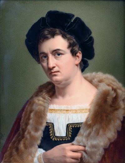 Portrait of François-Joseph Talma (1763-1826), French Actor, in 1822 by Aimée Perlet