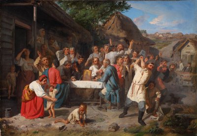 An Oath of Temperance. The Temperance Society by Akim Yegorovich Karneev