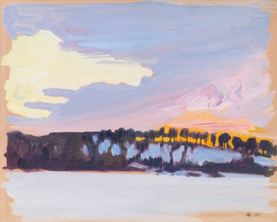Evening Landscape by Akseli Gallen-Kallela