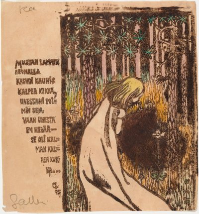 Flower of Death by Akseli Gallen-Kallela