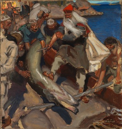 The Giant Pike by Akseli Gallen-Kallela