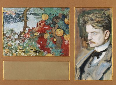 En Saga Jean Sibelius and Fantasy Landscape by Akseli Gallen Kallela