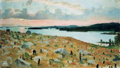 Cleared Forest on the Shore of Lake Kallavesi by Akseli Valdemar Gallen Kallela