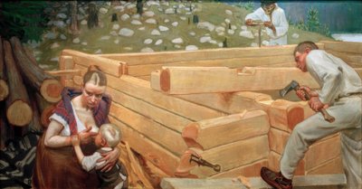 Building by Akseli Valdemar Gallen Kallela