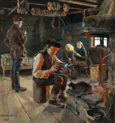 The Rustic Life by Akseli Valdemar Gallen Kallela