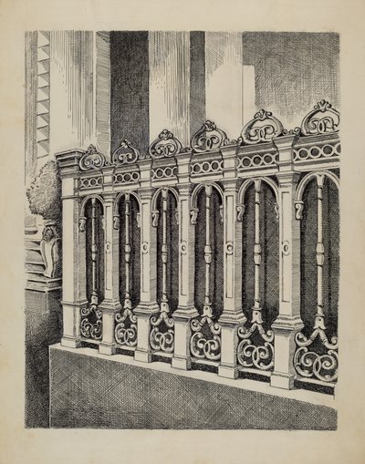 Cast Iron Fence by Al Curry