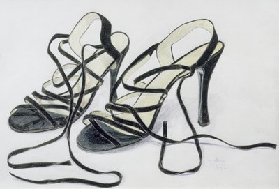 Black Strappy Shoes, 1997 by Alan Byrne