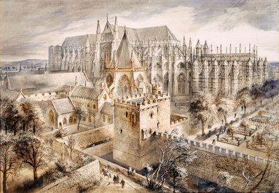 Jewel Tower, London by Alan Ernest Sorrell