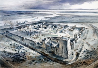 Portchester Castle by Alan Ernest Sorrell