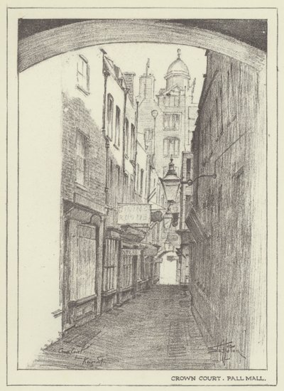 Crown Court, Pall Mall by Alan Stapleton
