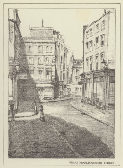 Great Marlborough Street by Alan Stapleton