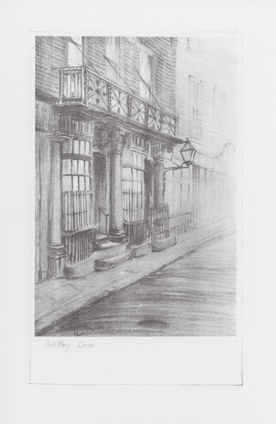 London Lanes: Artillery Lane by Alan Stapleton