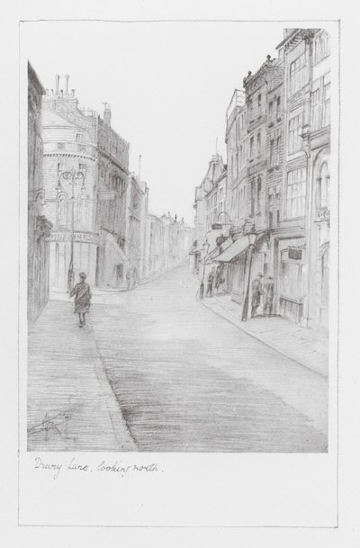 London Lanes: Drury Lane, looking North by Alan Stapleton
