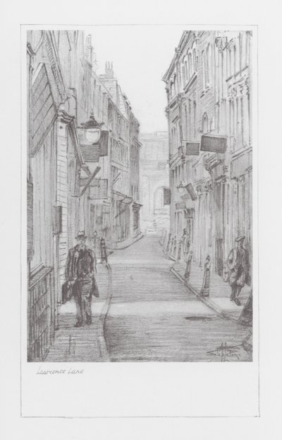 London Lanes: Lawrence Lane by Alan Stapleton