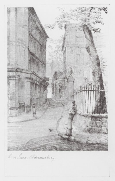 London Lanes: Love Lane, Aldermanbury by Alan Stapleton