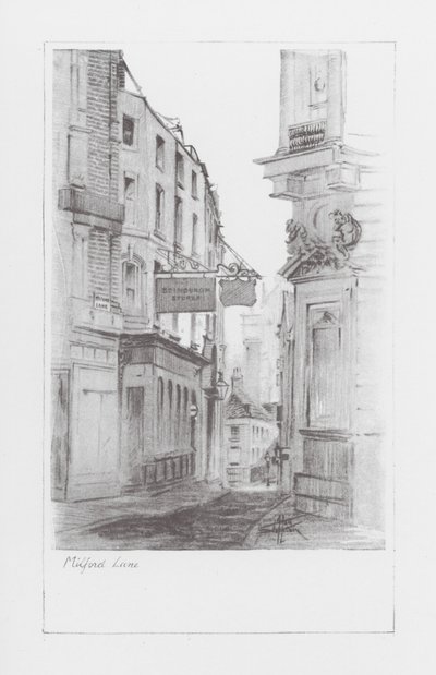 London Lanes: Milford Lane by Alan Stapleton