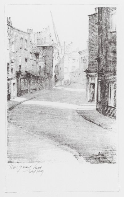 London Lanes: New Gravel Lane by Alan Stapleton