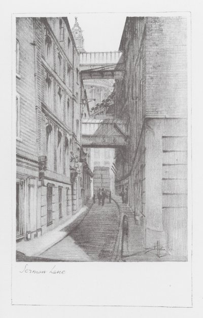 London Lanes: Sermon Lane by Alan Stapleton