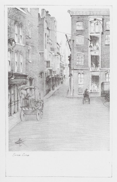 London Lanes: Swan Lane by Alan Stapleton