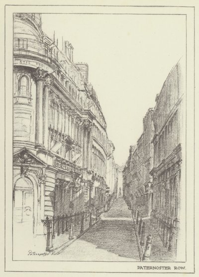 Paternoster Row by Alan Stapleton