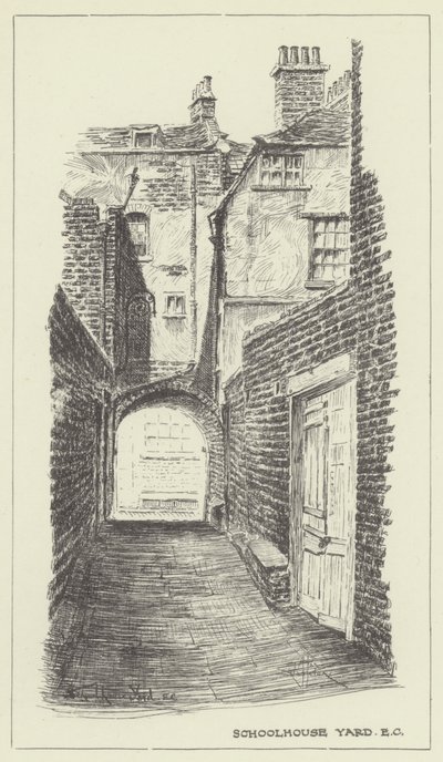 Schoolhouse Yard, EC by Alan Stapleton