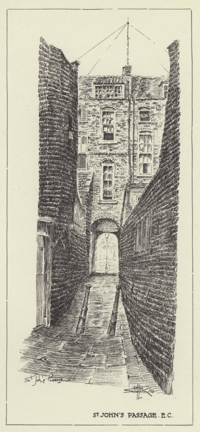 St Johns Passage, EC by Alan Stapleton