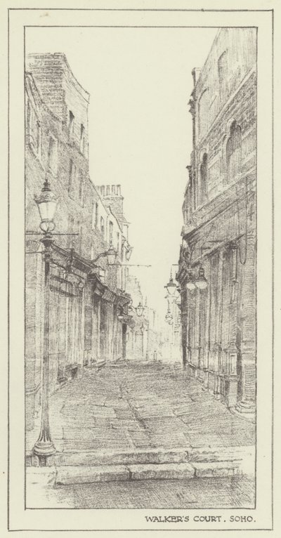 Walkers Court, Soho by Alan Stapleton
