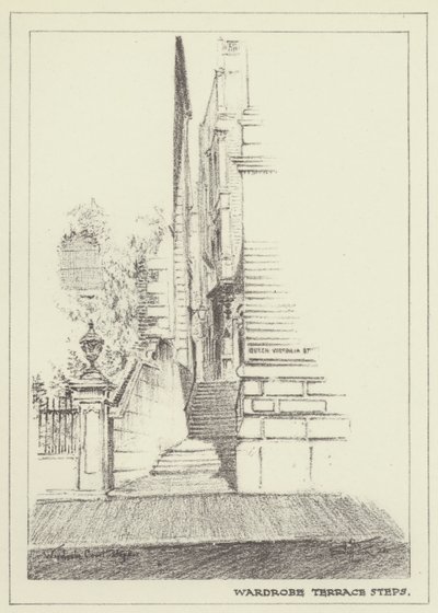Wardrobe Terrace Steps by Alan Stapleton