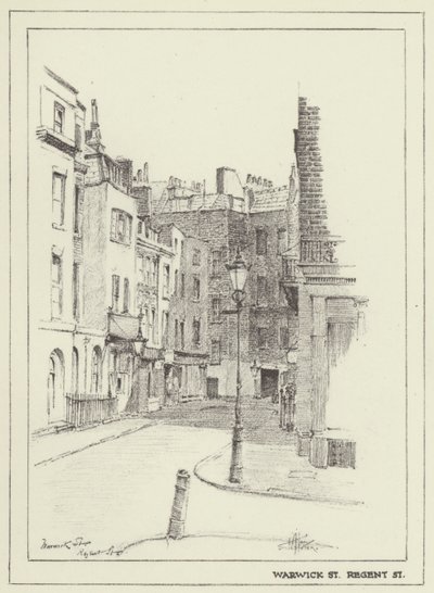 Warwick Street, Regent Street by Alan Stapleton