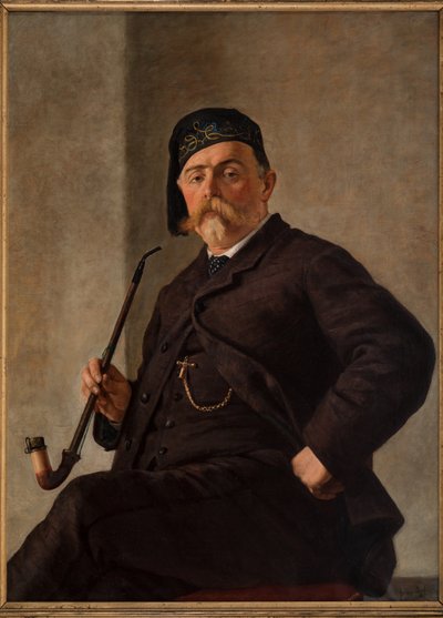 Man with Pipe by Albano Lugli