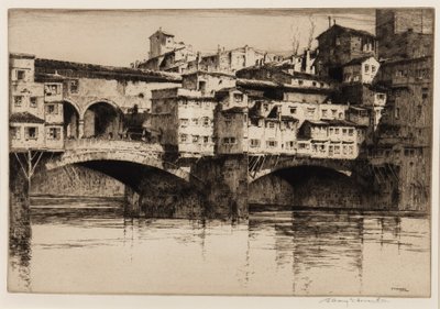 Ponte Vecchio, Florence by Albany E. Howarth