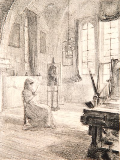 Studio, La Boissière, 1909 by Albert de Belleroche