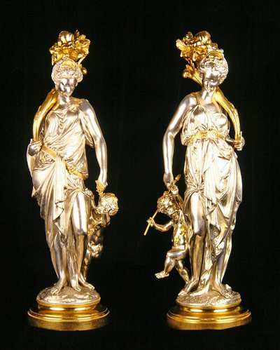 Ceres and Bacchus by Albert Ernest Carrier Belleuse